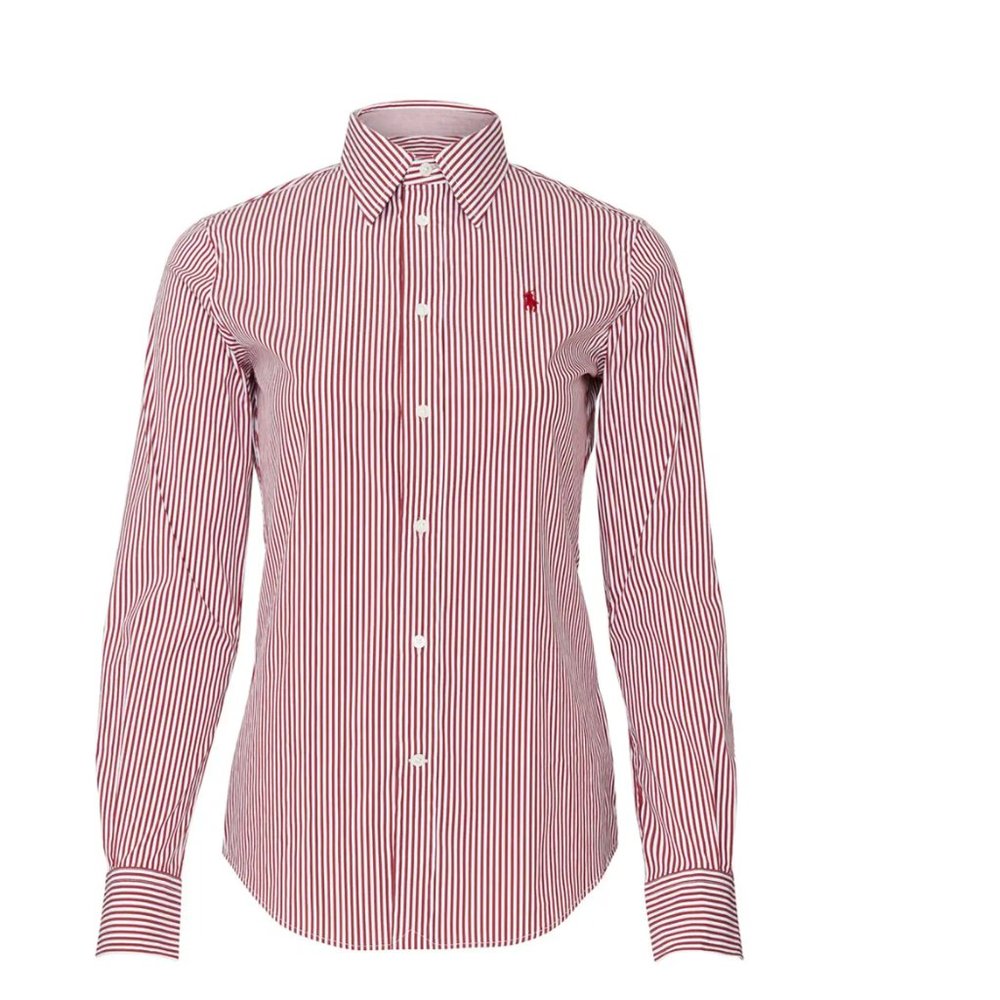 Ralph Lauren red striped shirt - slim fit (Size 2)